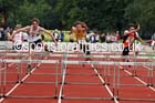 Mens and Boys hurdles at the Northern Inter-Counties under-17s and 15s at Witton Park, Blackburn. Photo: David T. Hewitson/Sports for All Pics